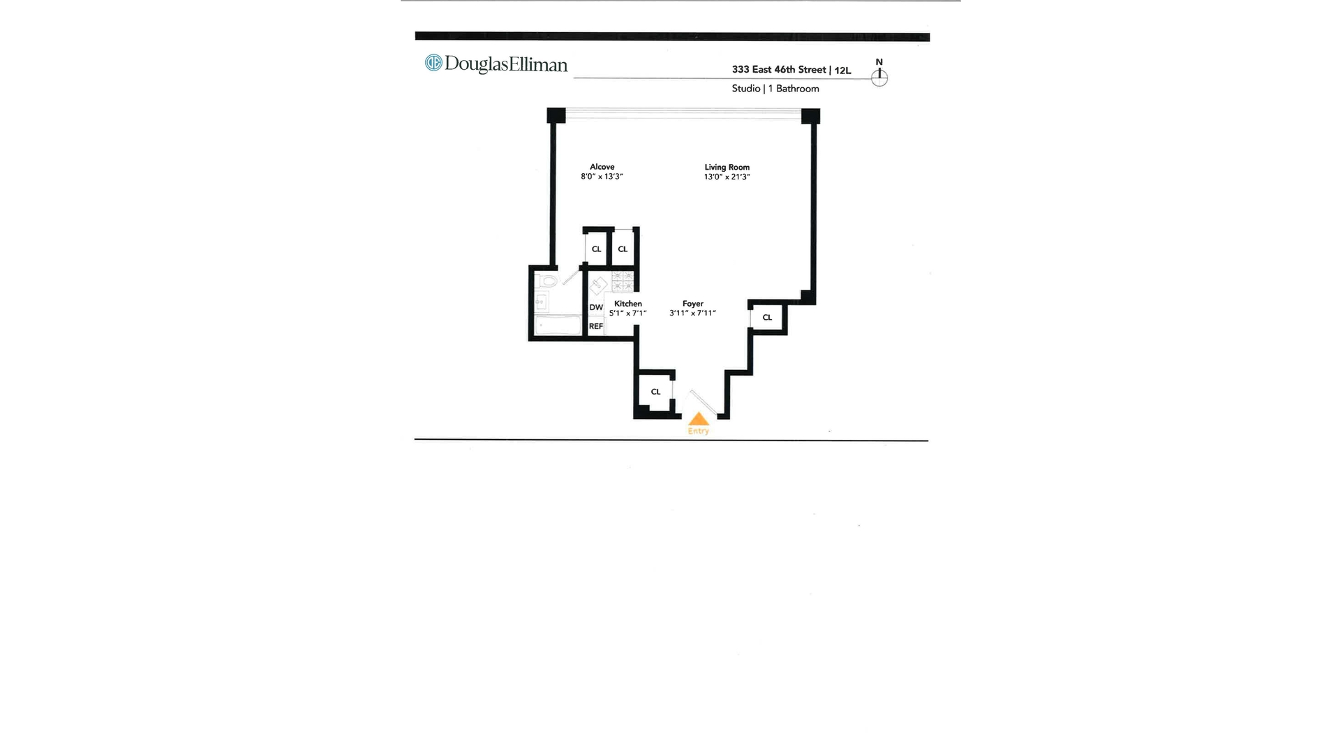 333 East 46th Street 12L Turtle Bay New York NY 10017