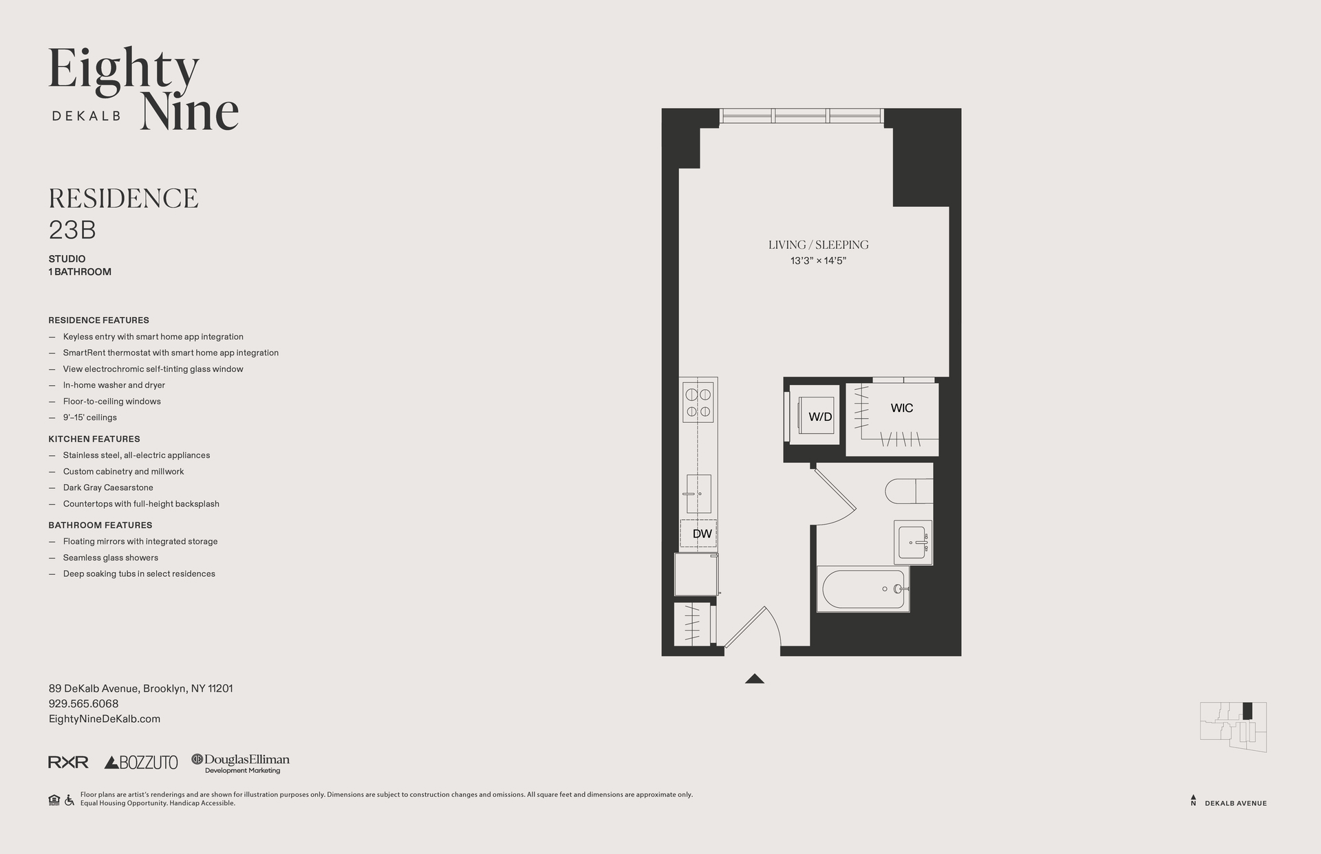 89 De Kalb Avenue 23D Fort Greene Brooklyn NY 11201