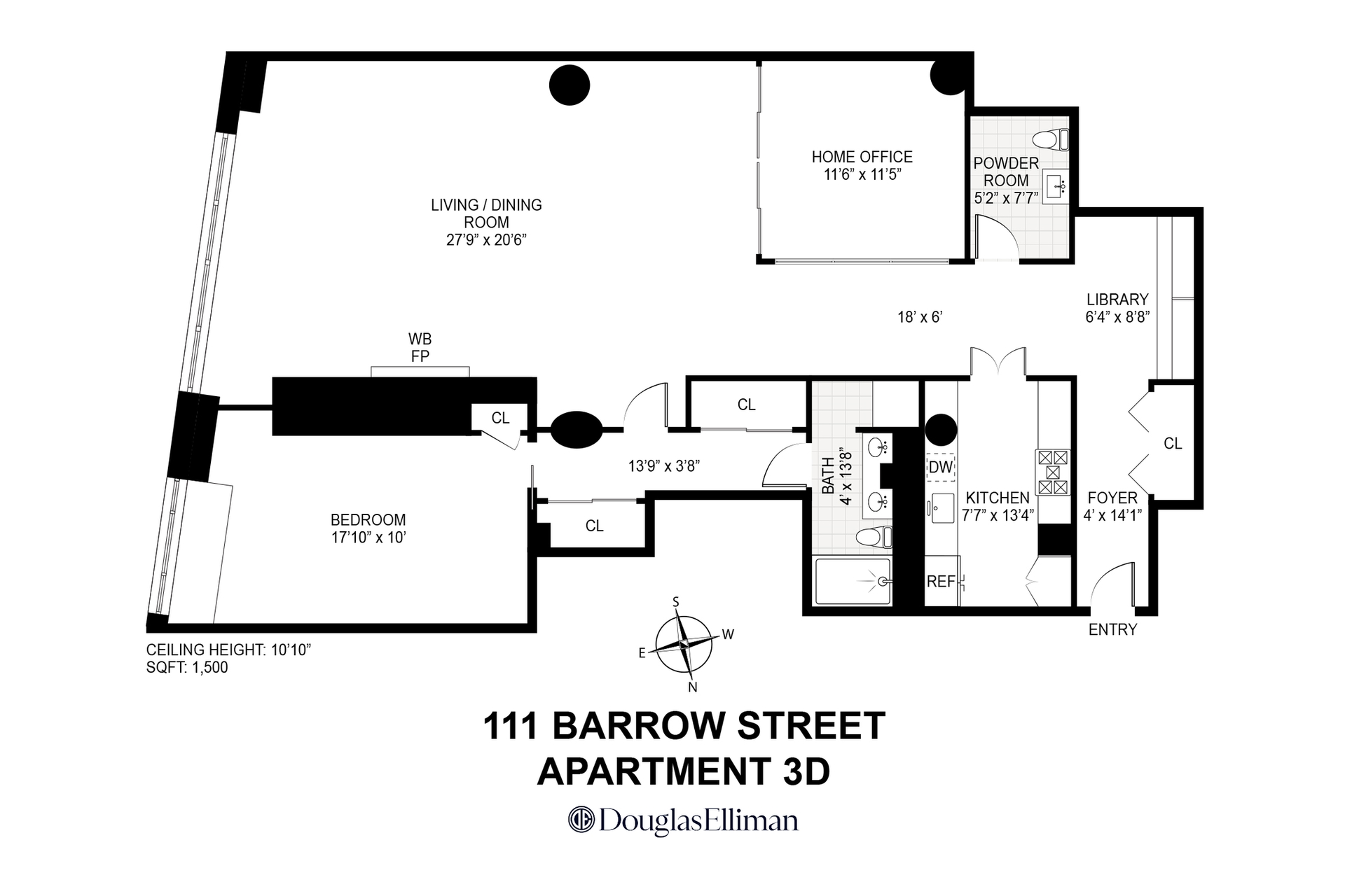 111 Barrow Street W. Greenwich Village New York NY 10014