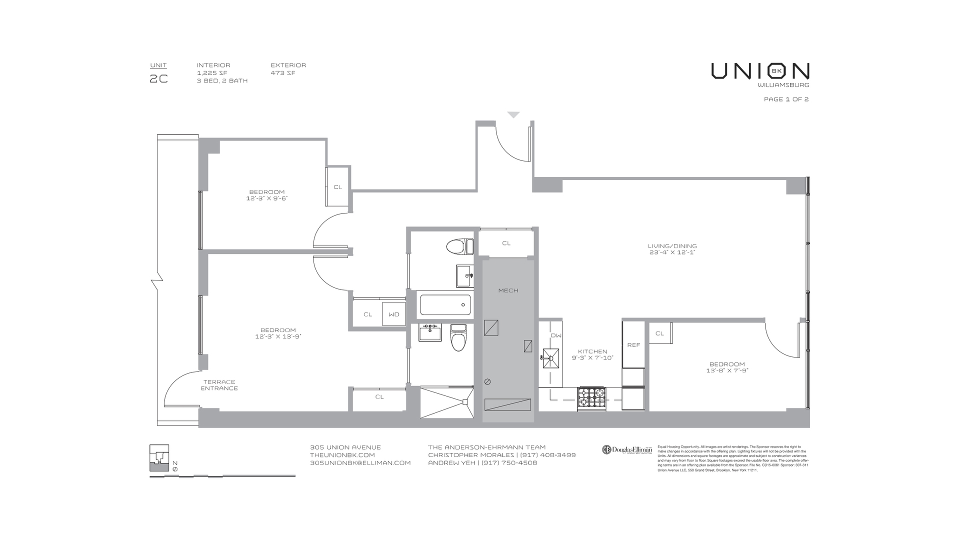 305 Union Avenue 2C Williamsburg Brooklyn NY 11211