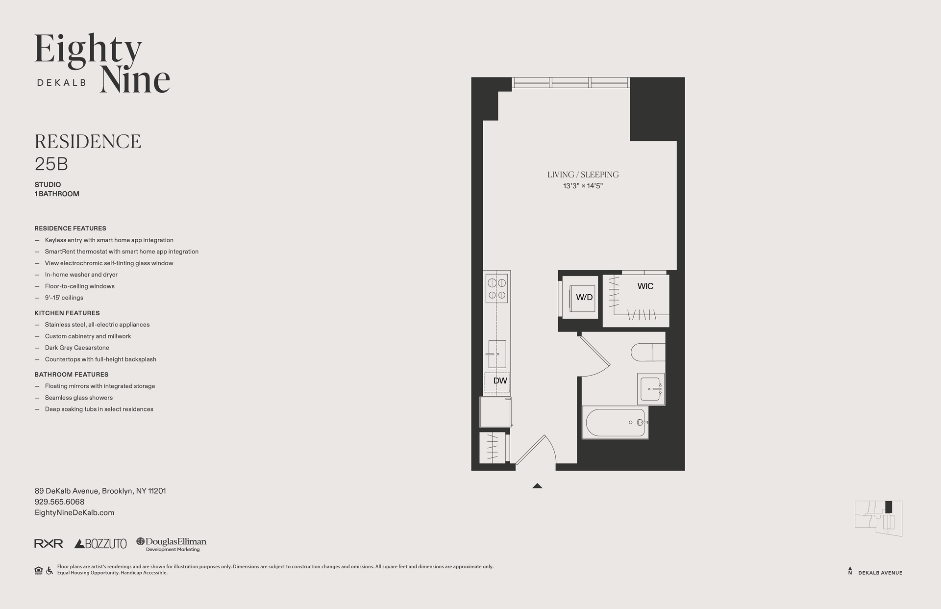 89 De Kalb Avenue 25B Fort Greene Brooklyn NY 11201