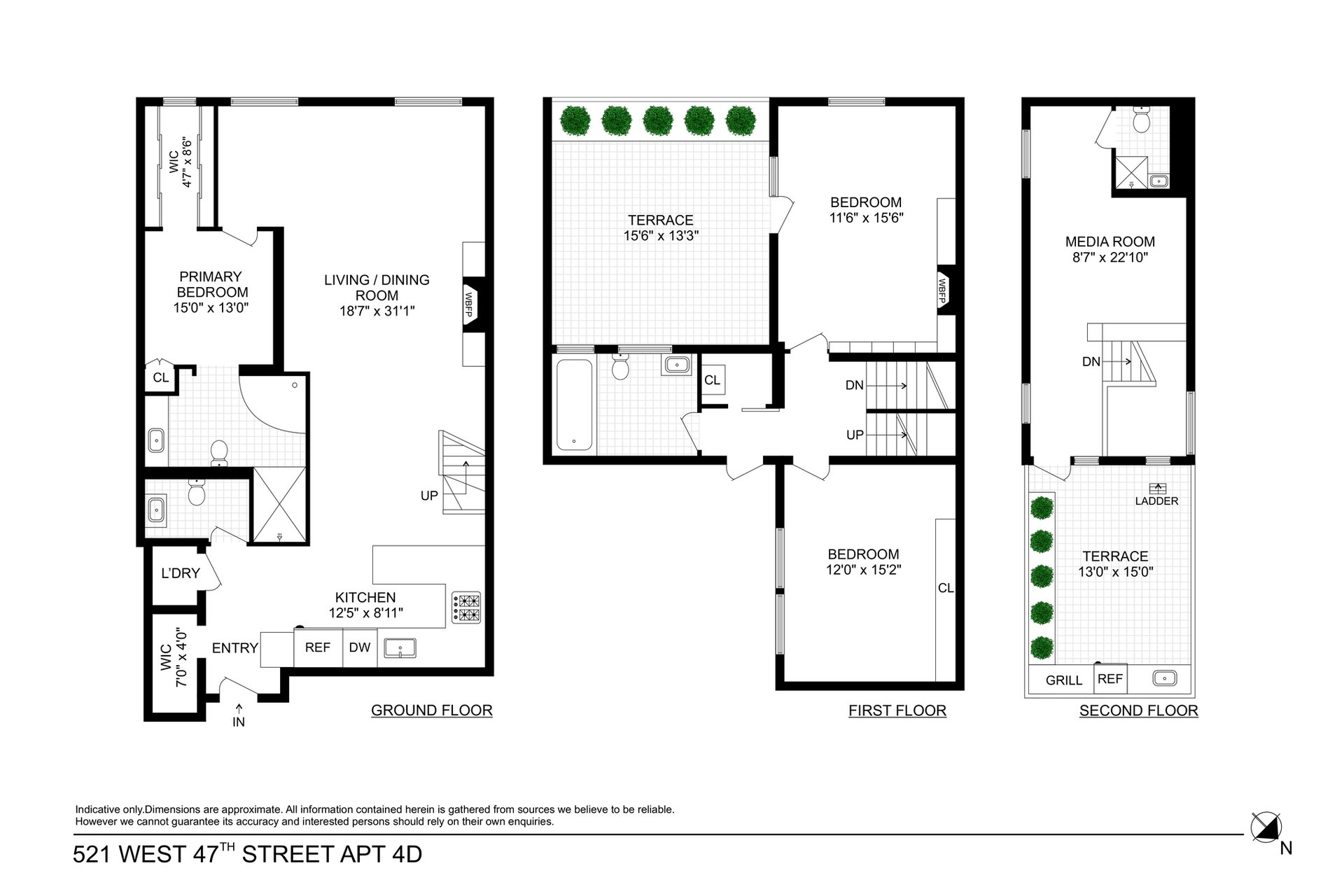 521 West 47th Street 4D Clinton New York NY 10036
