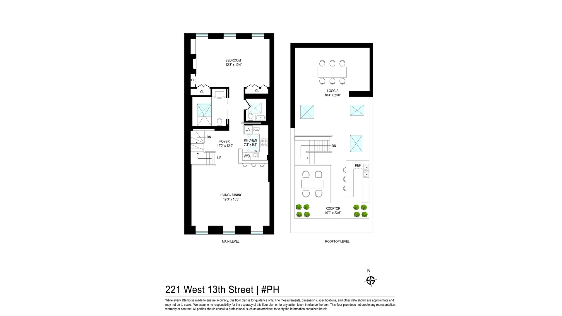 221 West 13th Street PH W. Greenwich Village New York NY 10011