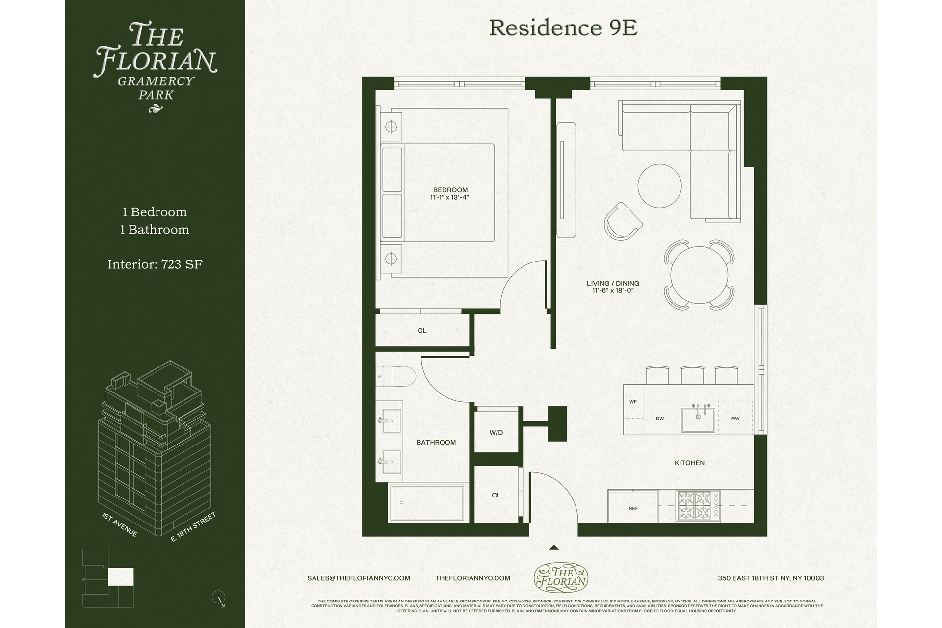 350 East 18th Street 9E Gramercy Park New York NY 10003