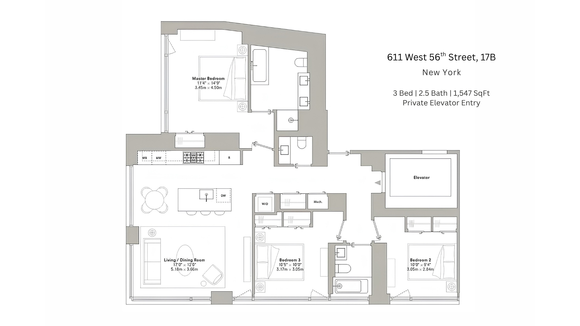 611 West 56th Street 17B Clinton New York NY 10019