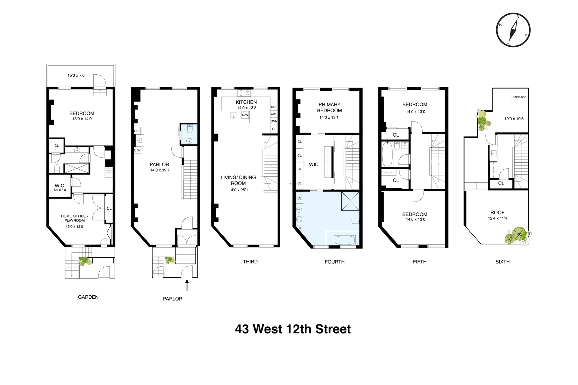 43 West 12th Street TH Greenwich Village New York NY 10011