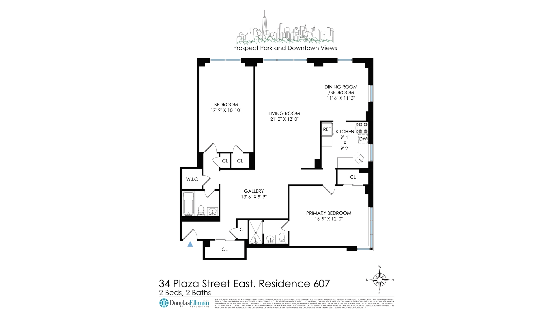 34 Plaza Street East 607 Prospect Heights Brooklyn NY 11238