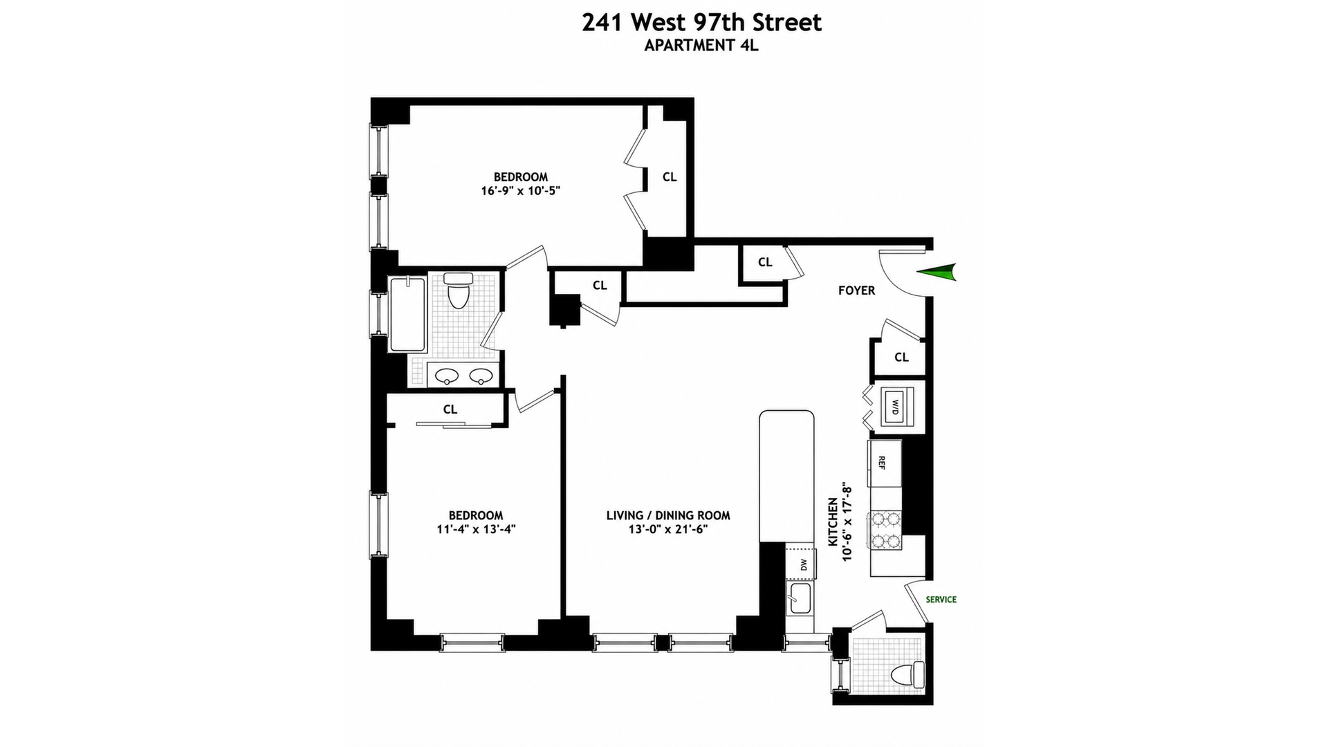 241 West 97th Street 4L Upper West Side New York NY 10025