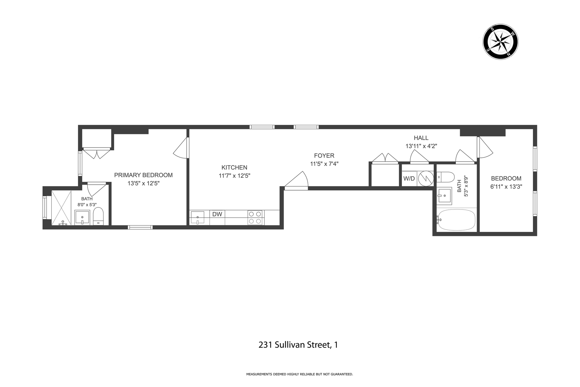 231 Sullivan Street 1 Greenwich Village New York NY 10012
