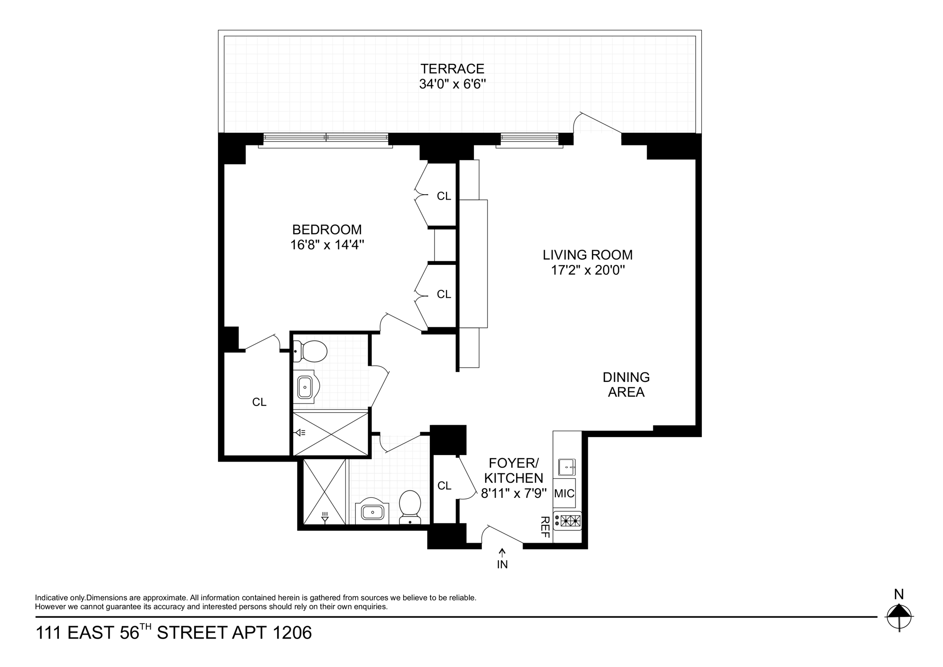 111 East 56th Street 1206 Midtown East New York NY 10022