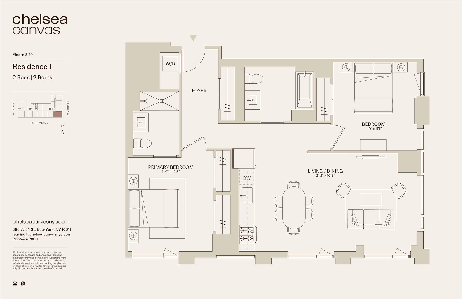 280 West 24th Street 10I Chelsea New York NY 10011