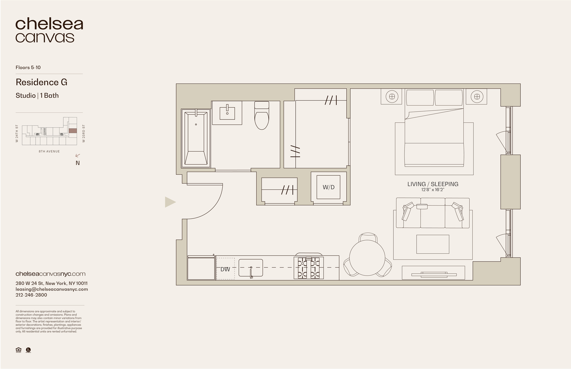 280 West 24th Street 5G Chelsea New York NY 10011