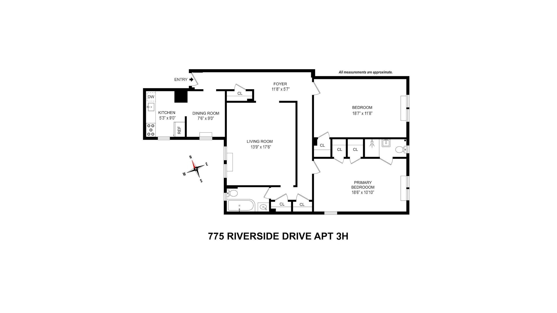 775 Riverside Drive 3H Washington Heights New York NY 10032