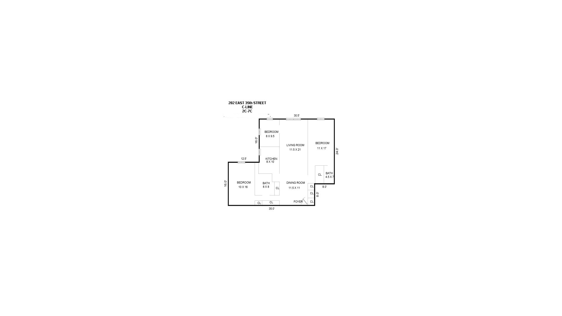 282 East 35th Street 7C East Flatbush Brooklyn NY 11203