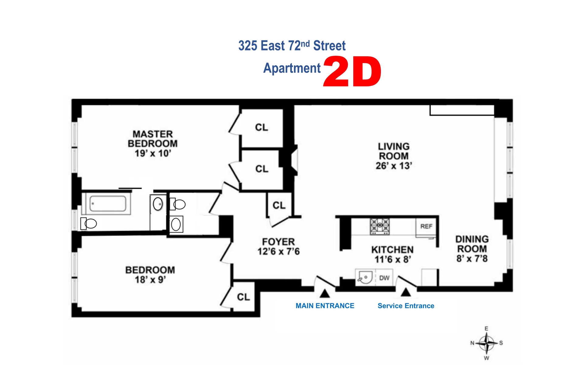 325 East 72nd Street 2D Upper East Side New York NY 10021