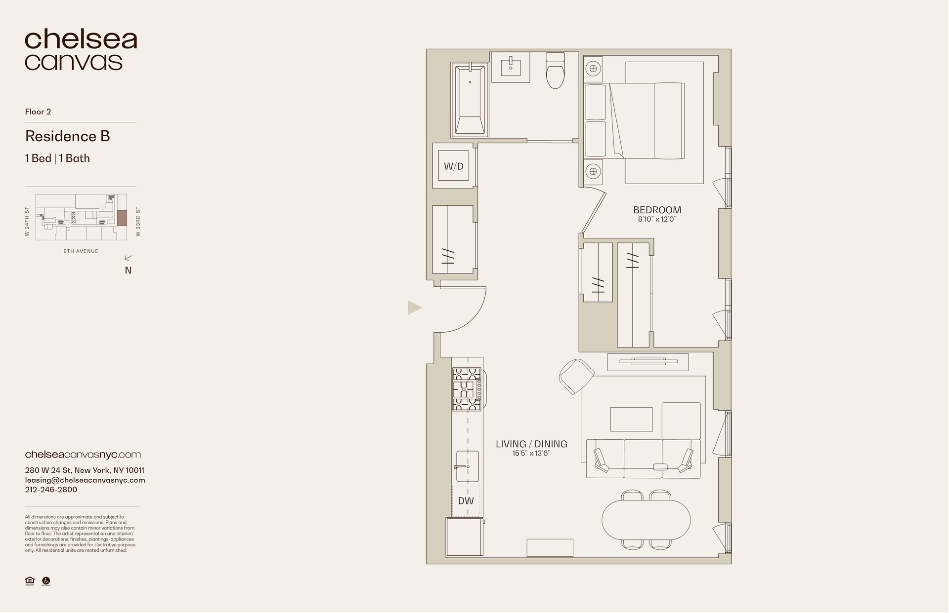280 West 24th Street 2B Chelsea New York NY 10011