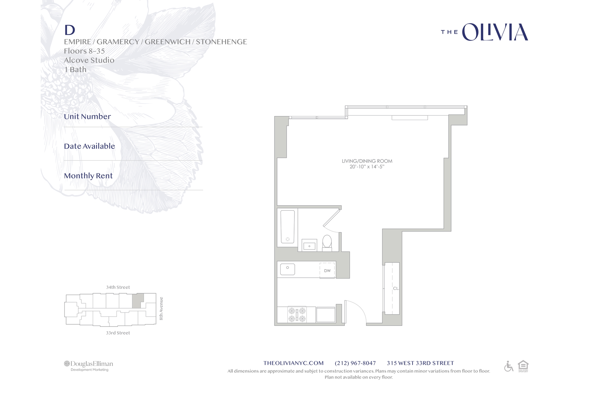 315 West 33rd Street Chelsea New York NY 10001