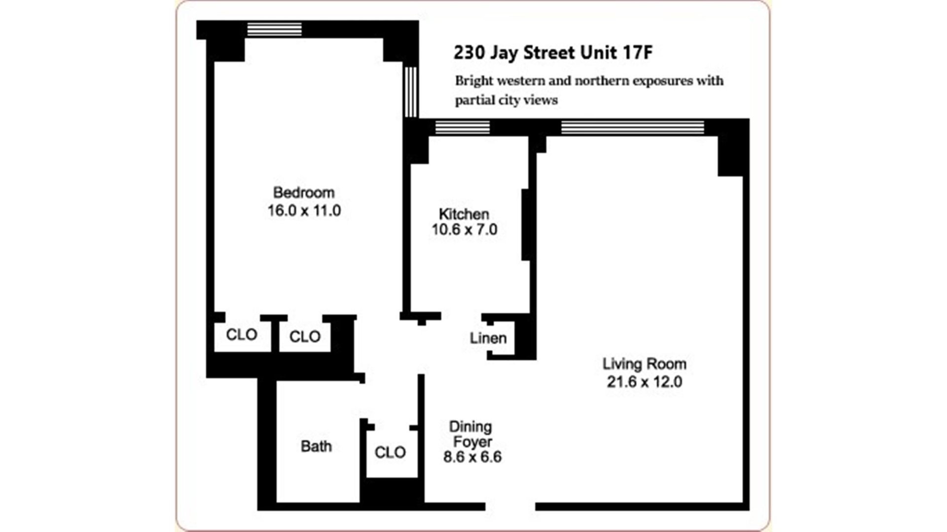 230 Jay Street 17F Downtown Brooklyn NY 11201