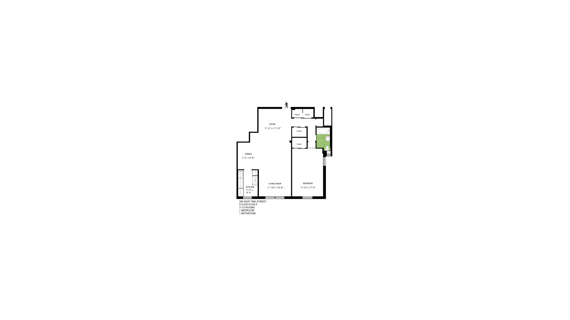 282 East 35th Street 2P East Flatbush Brooklyn NY 11203