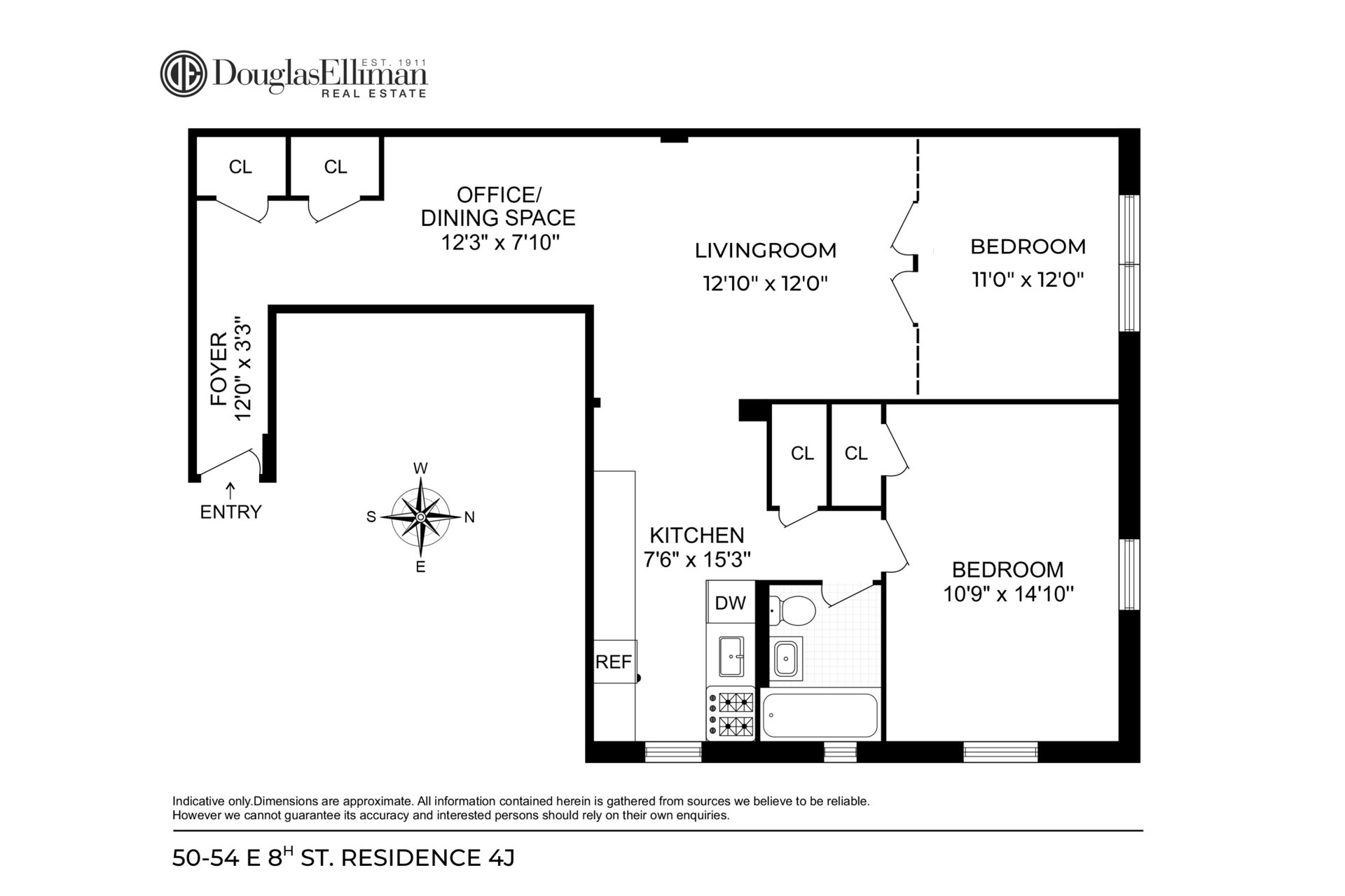 54 East 8th Street 4J Greenwich Village New York NY 10003