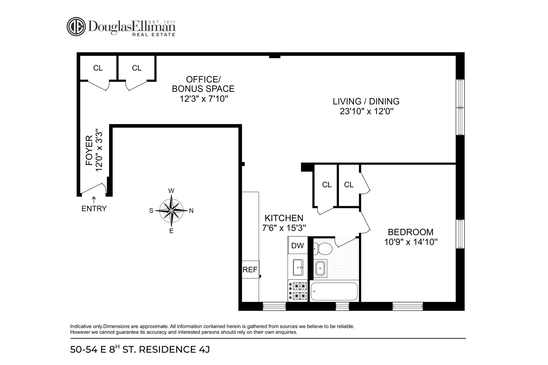 54 East 8th Street 4J Greenwich Village New York NY 10003
