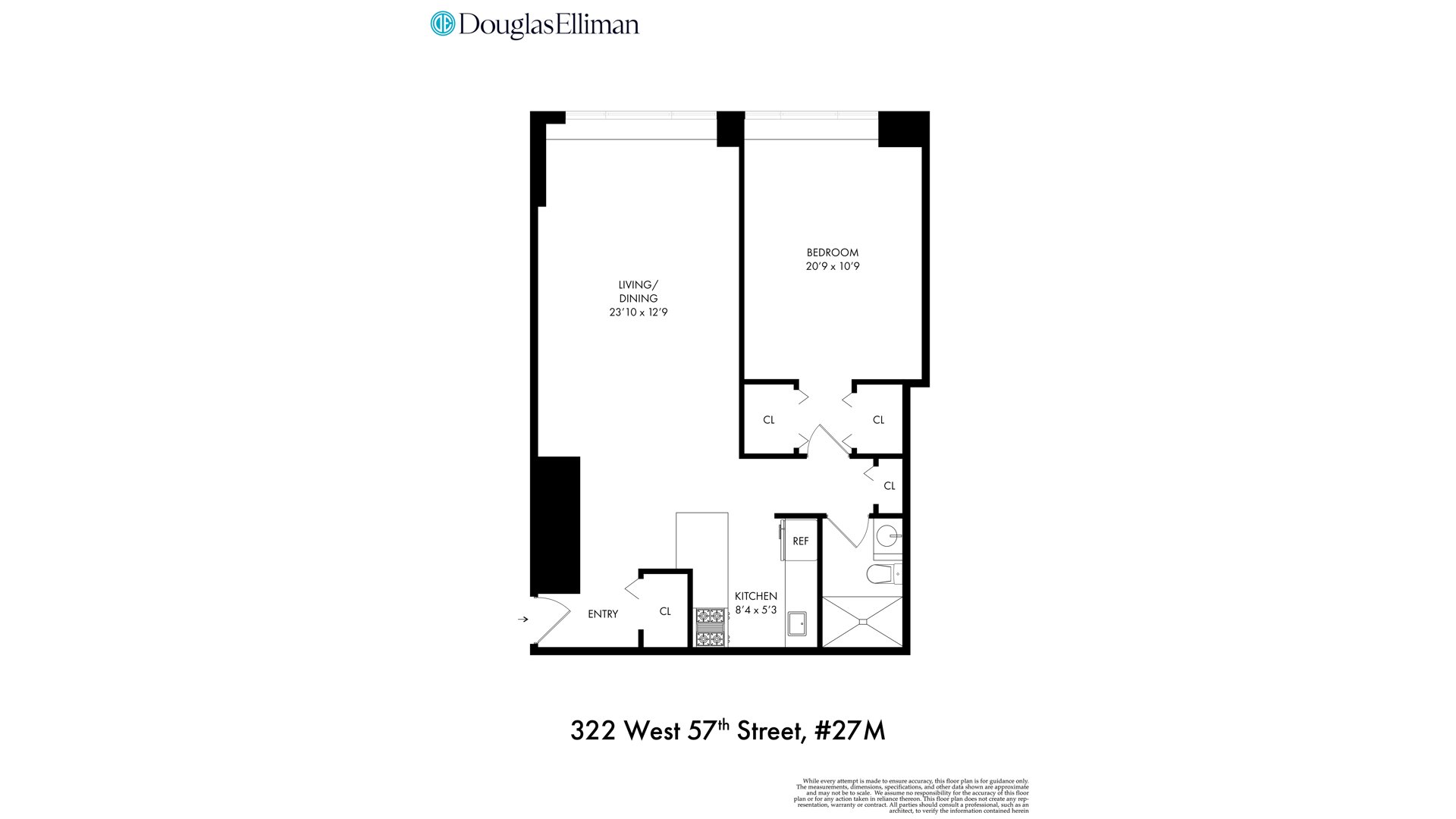 322 West 57th Street 27M Clinton New York NY 10019