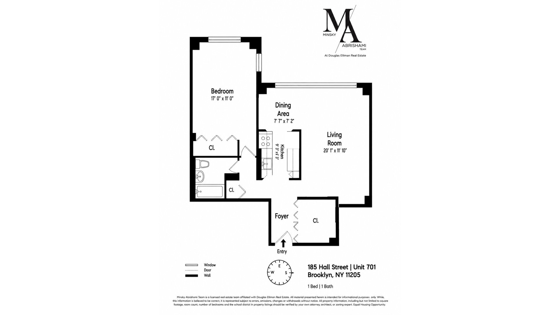 185 Hall Street 701 Clinton Hill Brooklyn NY 11205
