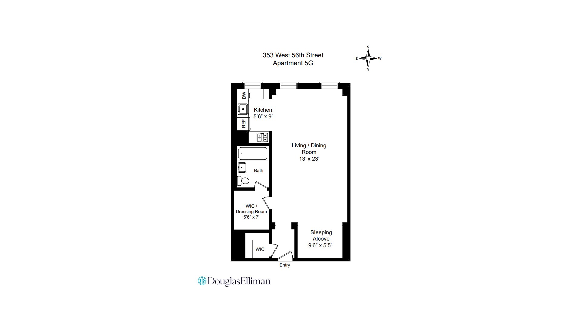 353 West 56th Street 5G Clinton New York NY 10019