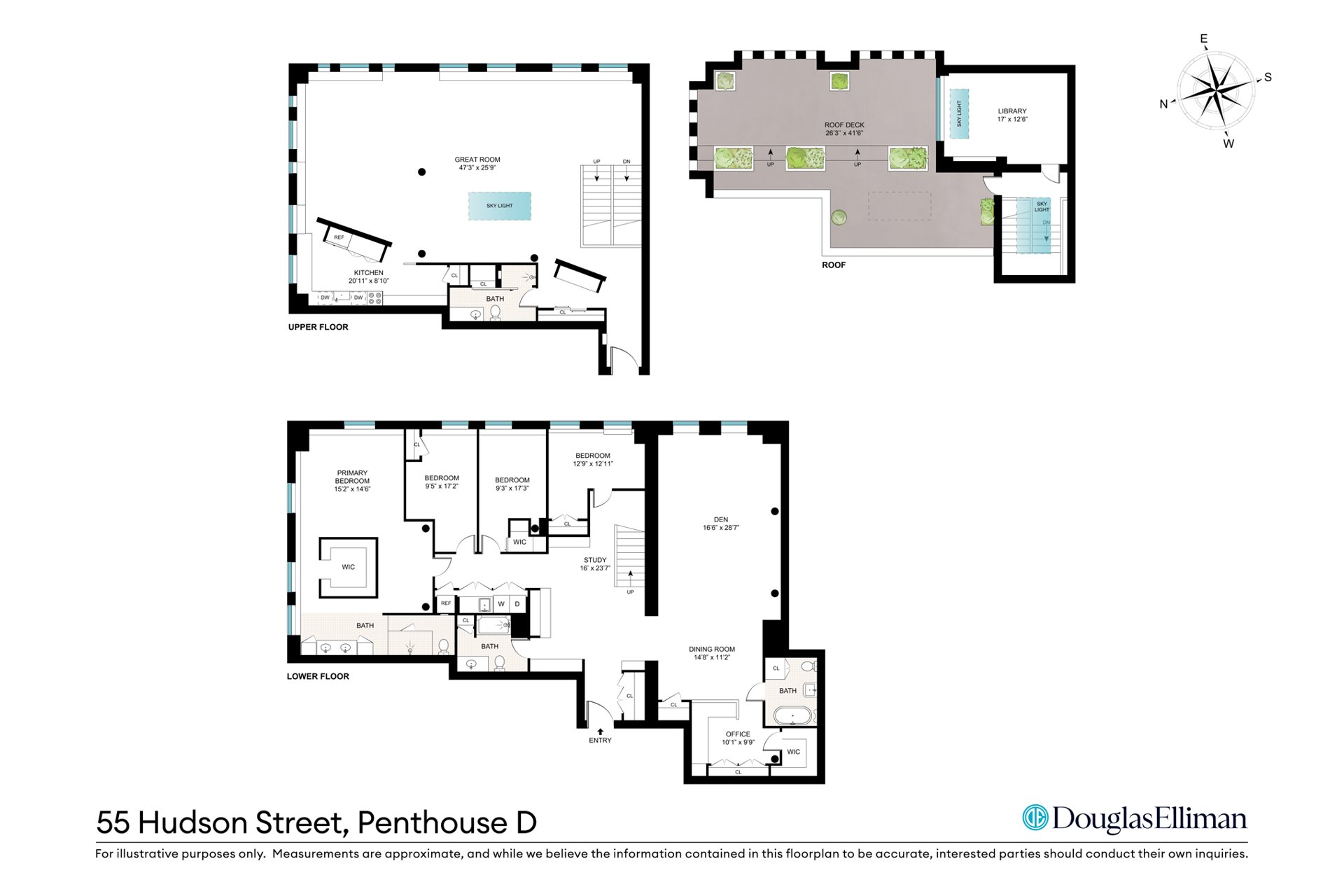 55 Hudson Street PHD Tribeca New York NY 10013