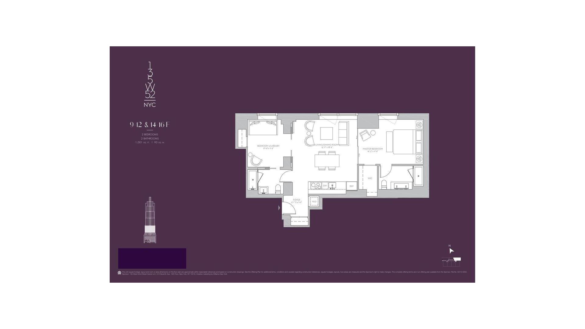 135 West 52nd Street 16F Midtown West New York NY 10019
