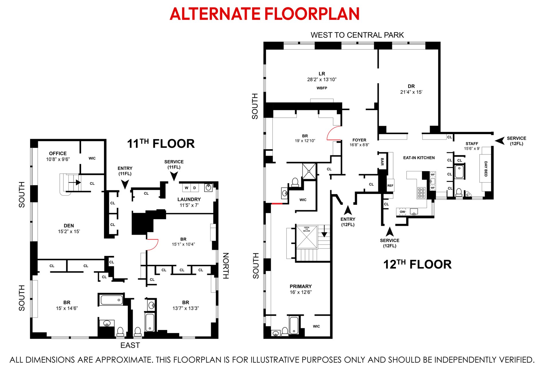 1215 Fifth Avenue 11/12 Upper East Side New York NY 10029