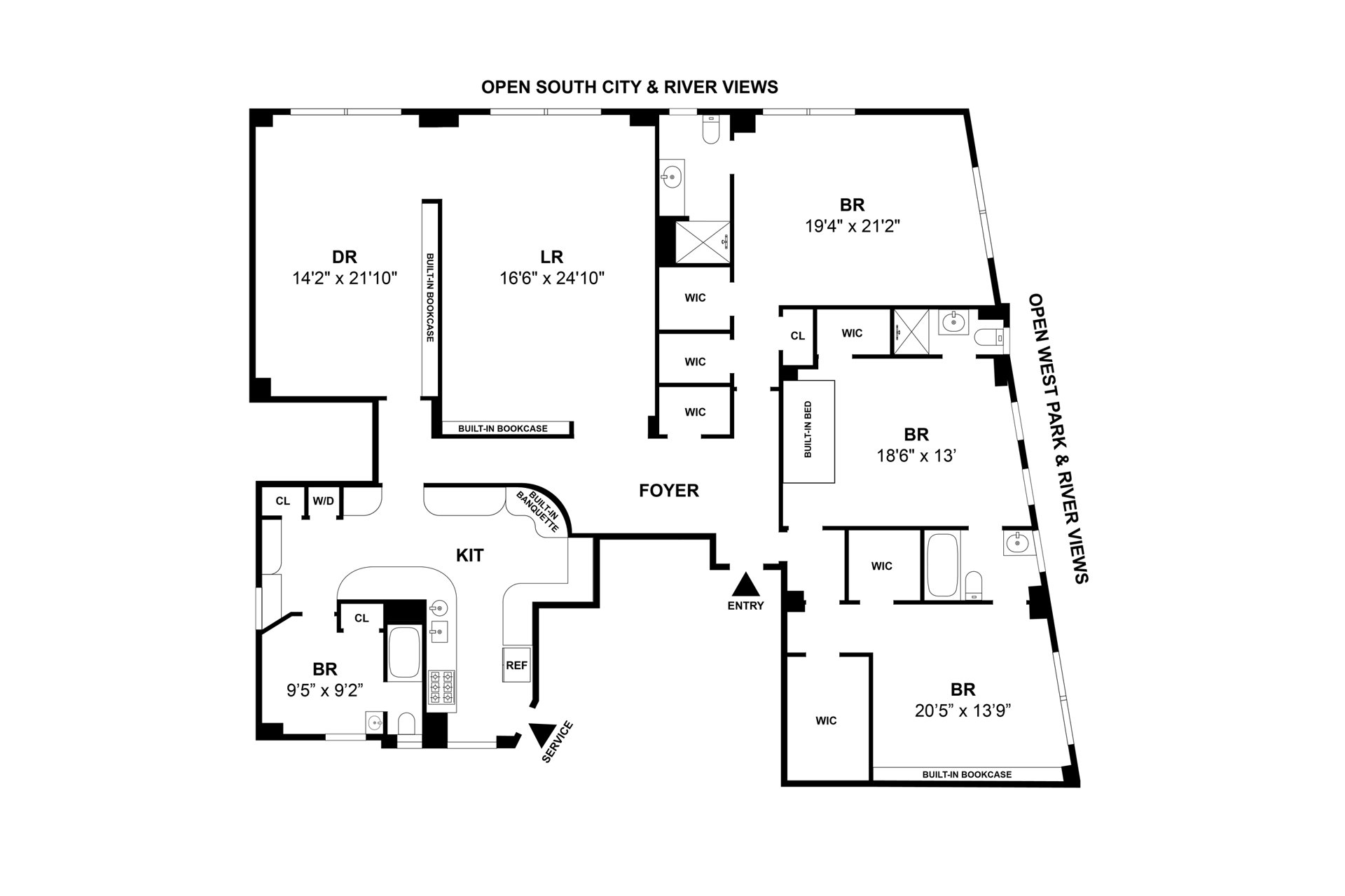 90 Riverside Drive 9B Upper West Side New York NY 10024