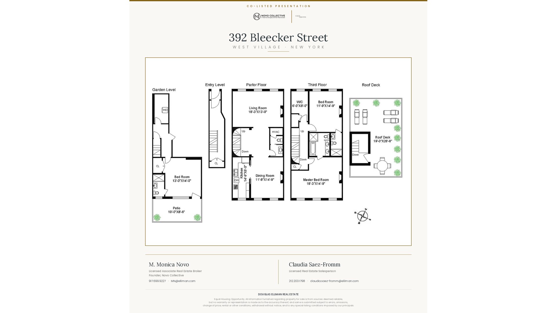 392 Bleecker Street W. Greenwich Village New York NY 10014