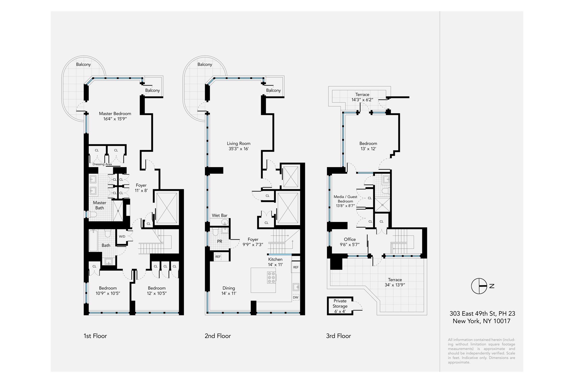303 East 49th Street PH22/23 Turtle Bay New York NY 10017