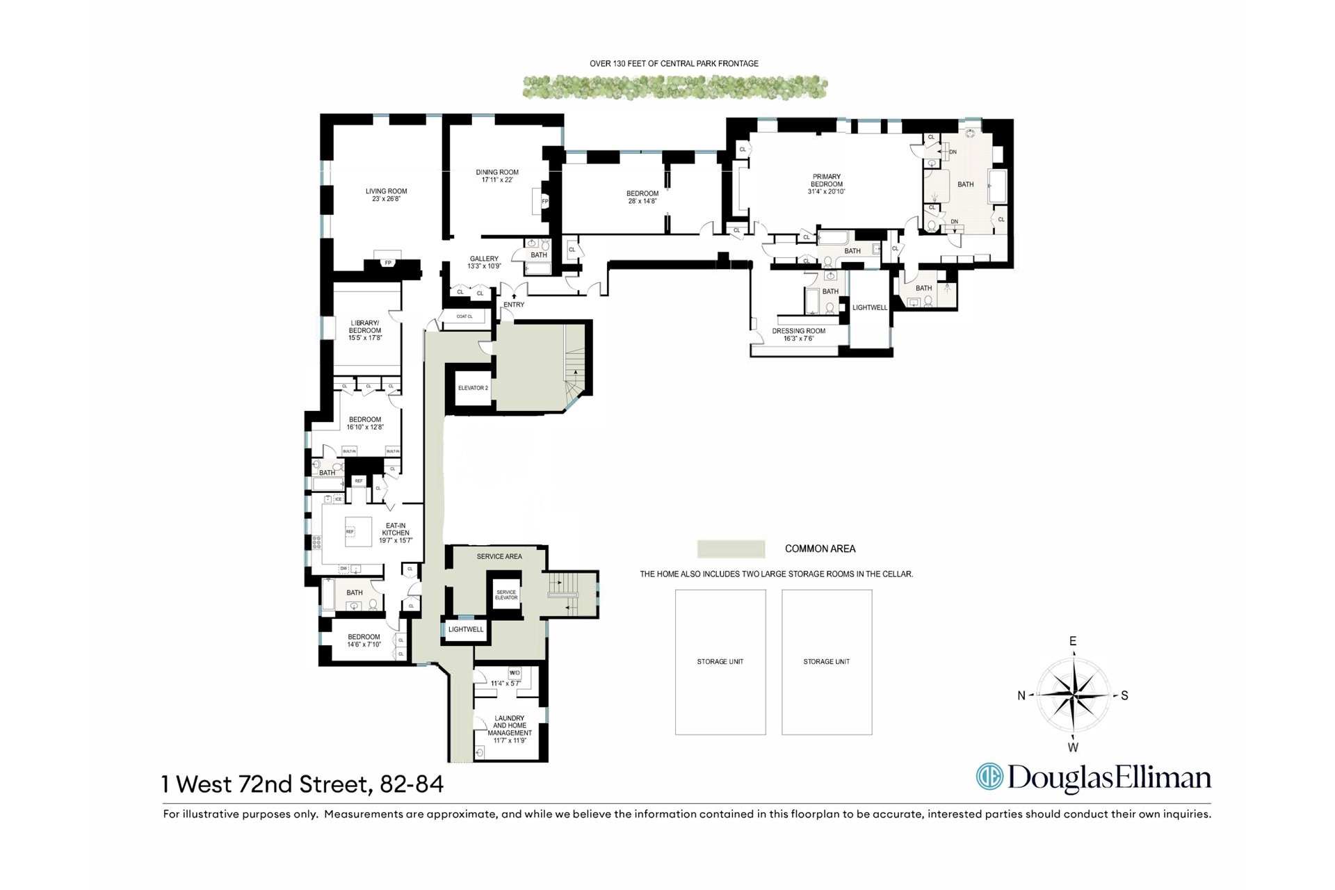 1 West 72nd Street 84 Central Park West New York NY 10023