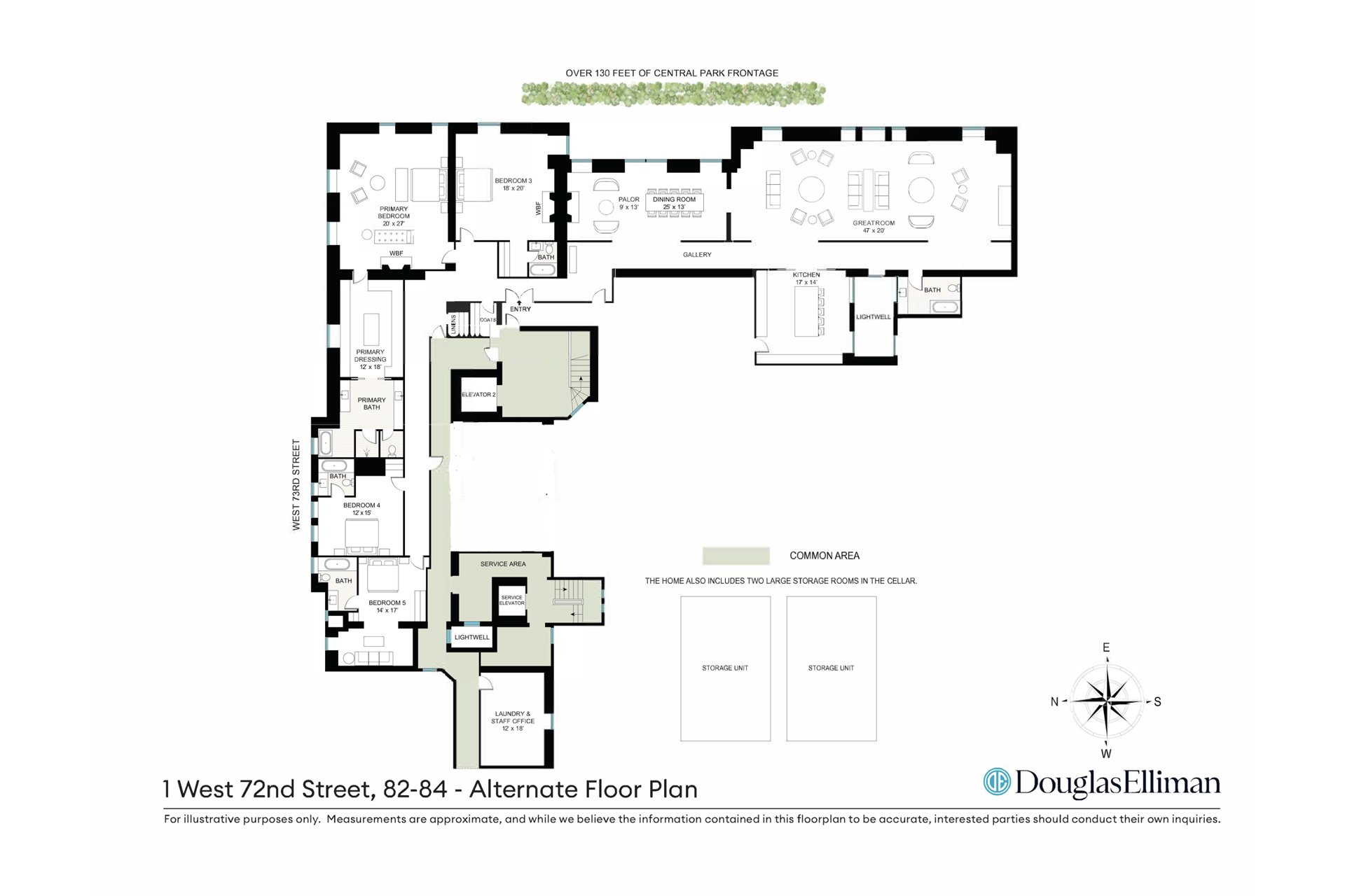1 West 72nd Street 84 Central Park West New York NY 10023