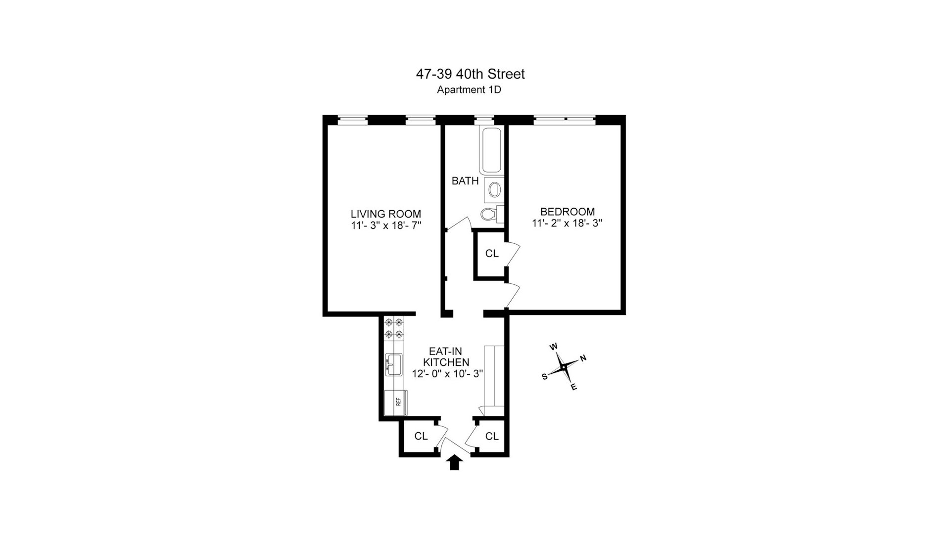 47-39 40th Street 1D Sunnyside Queens NY 11104