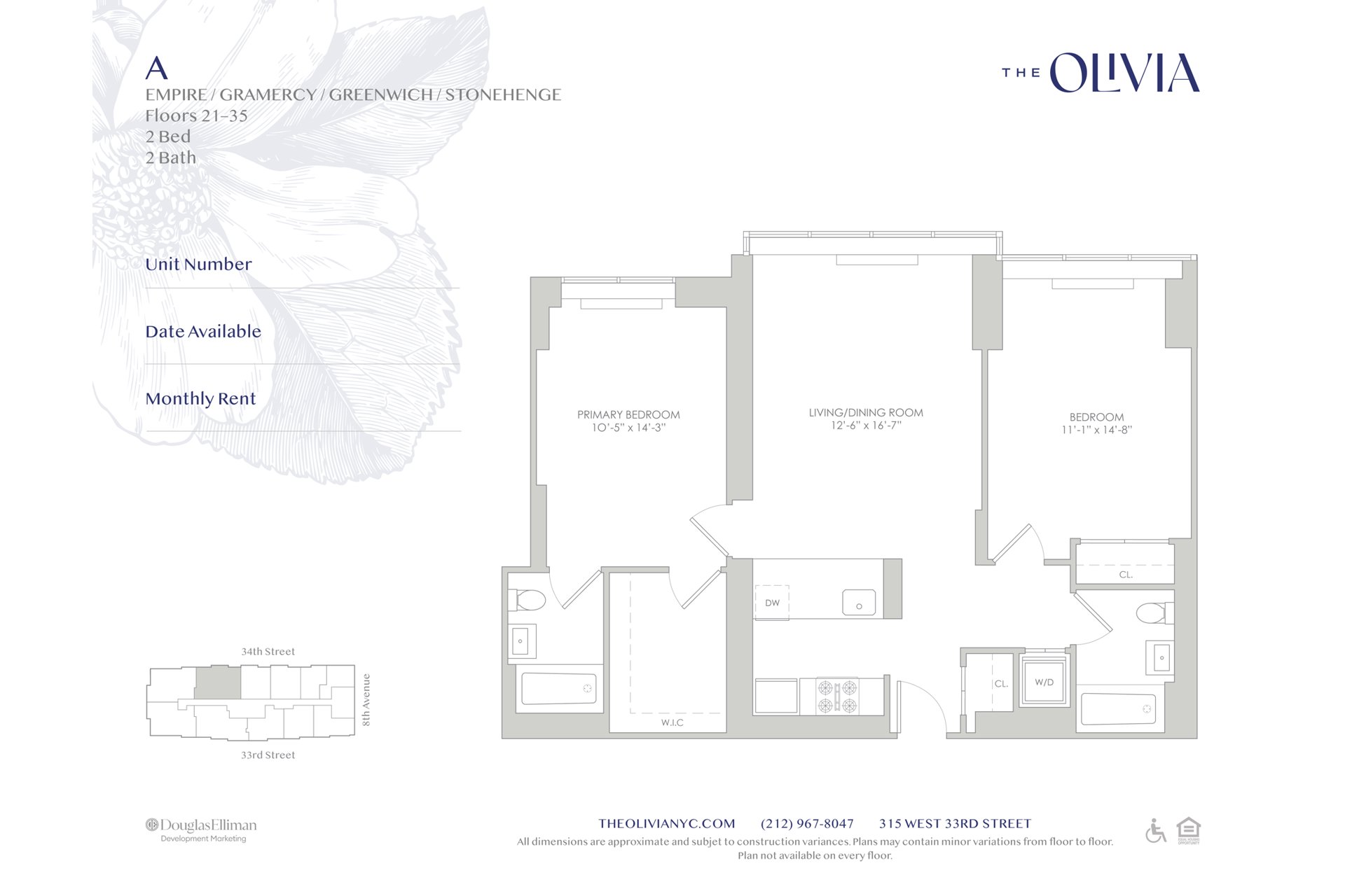 315 West 33rd Street 35A Chelsea New York NY 10001