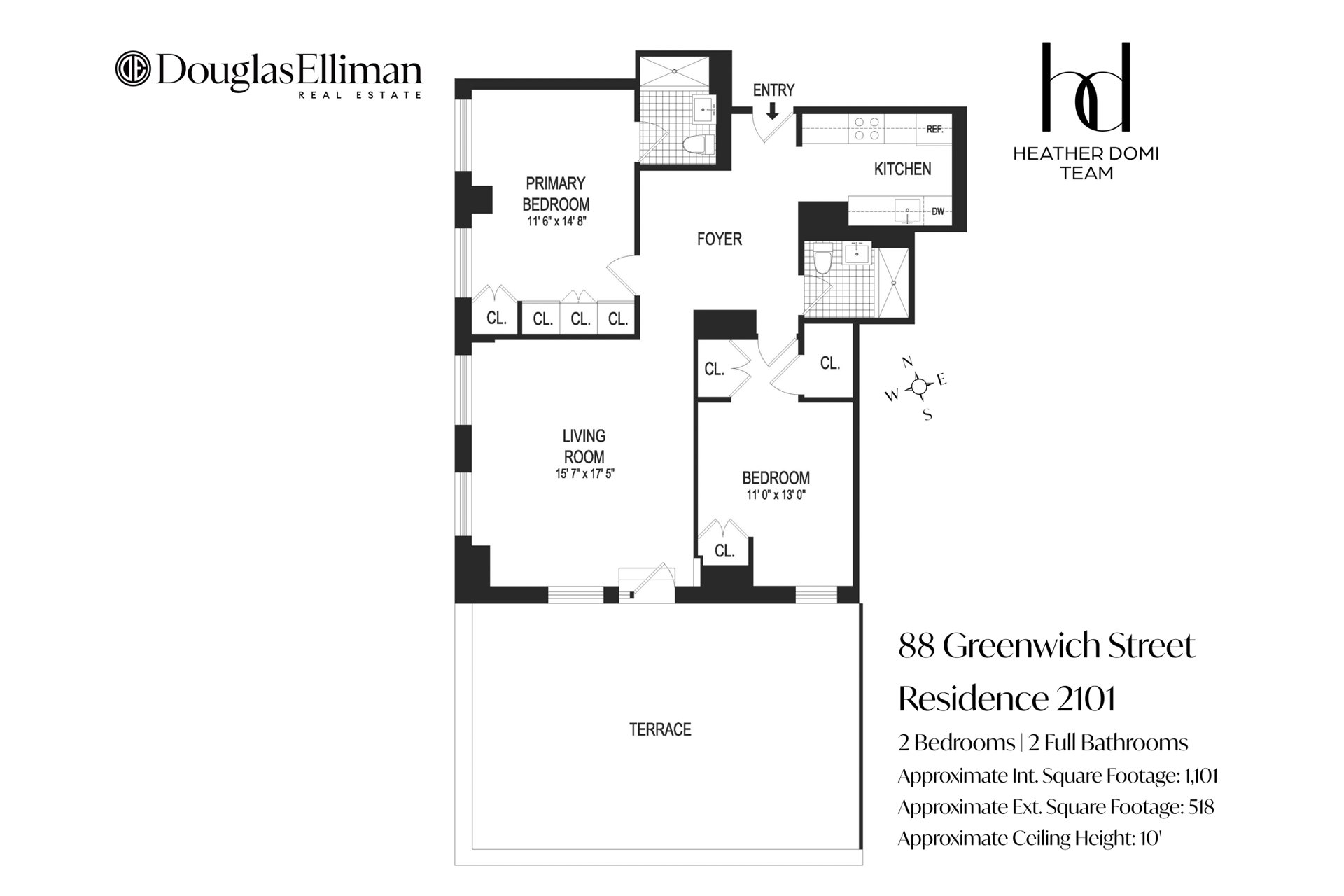 88 Greenwich Street 2101 Financial District New York NY 10006