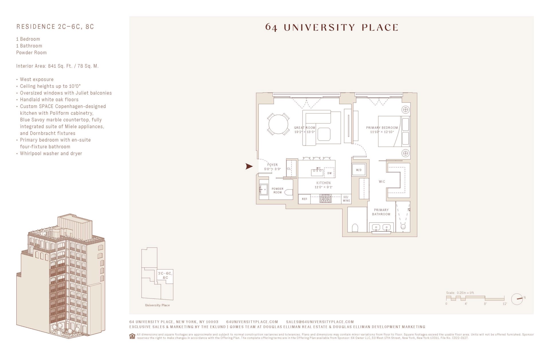 64 University Place 6C Greenwich Village New York NY 10003
