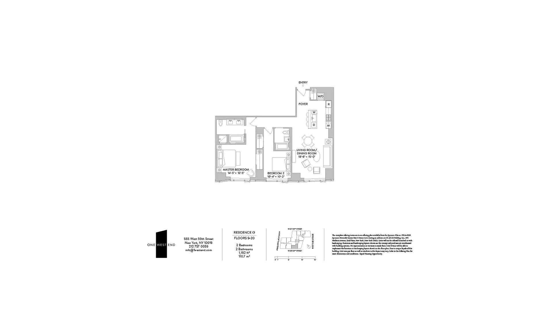 1 West End Avenue 18G Lincoln Square New York NY 10023