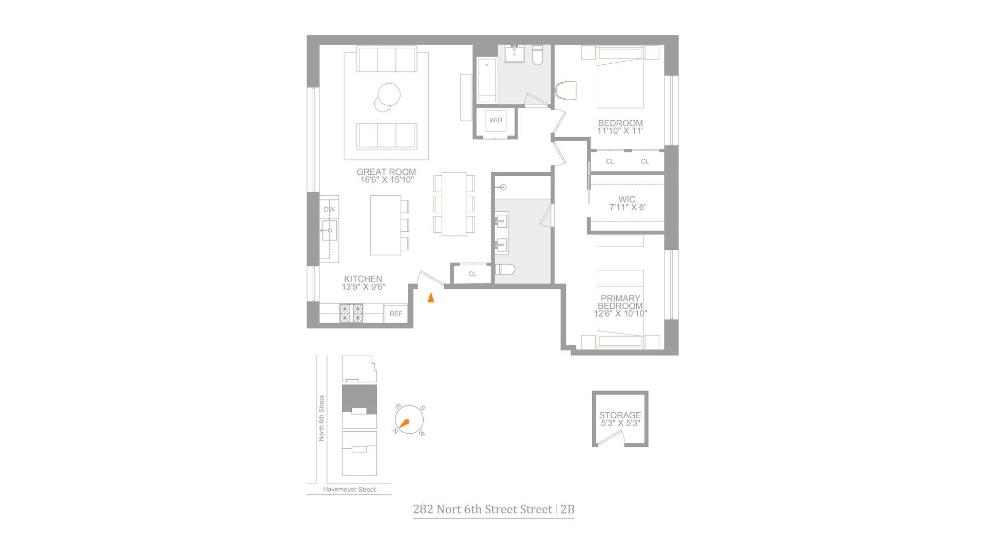282 North 6th Street 2B Williamsburg Brooklyn NY 11211