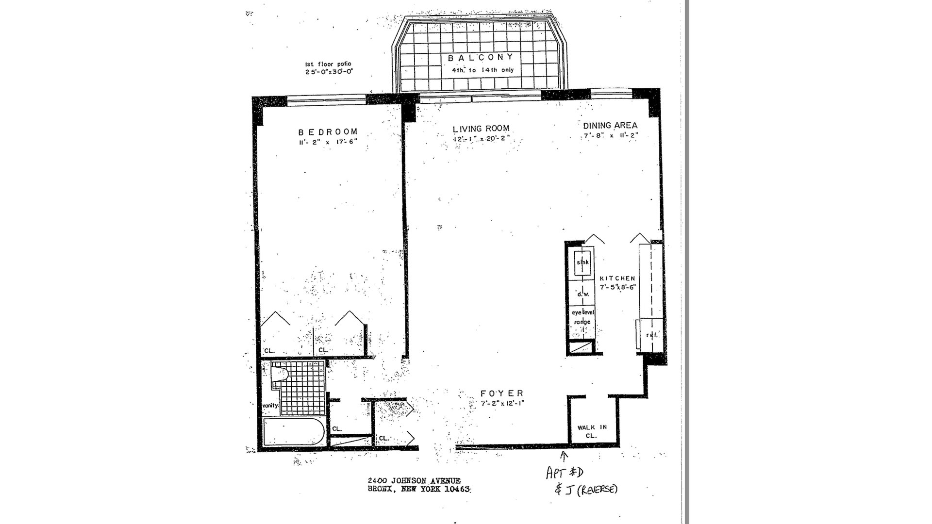 2400 Johnson Avenue 2D Riverdale Bronx NY 10463