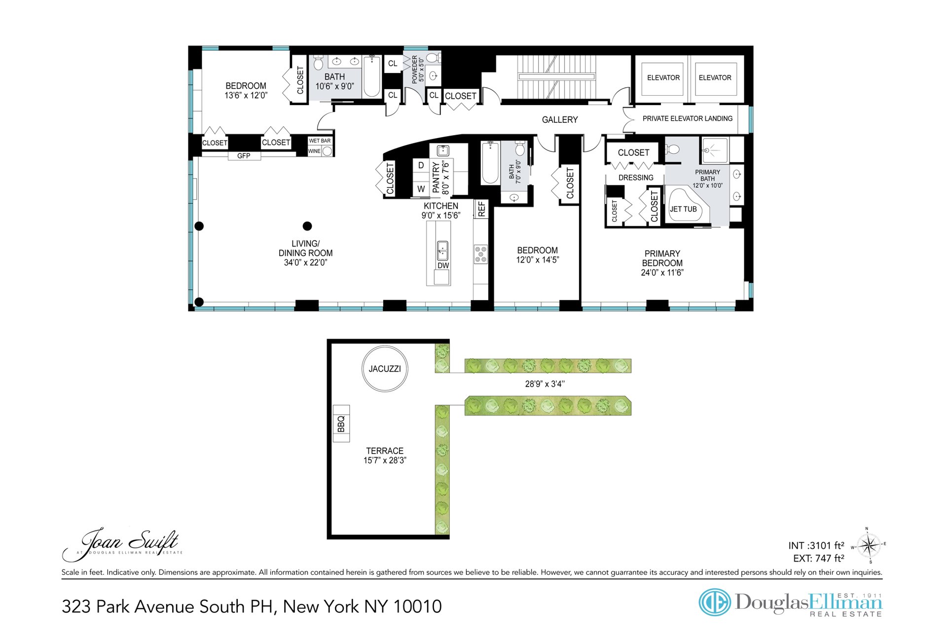 323 Park Avenue South PENTHOUSE Kips Bay New York NY 10010
