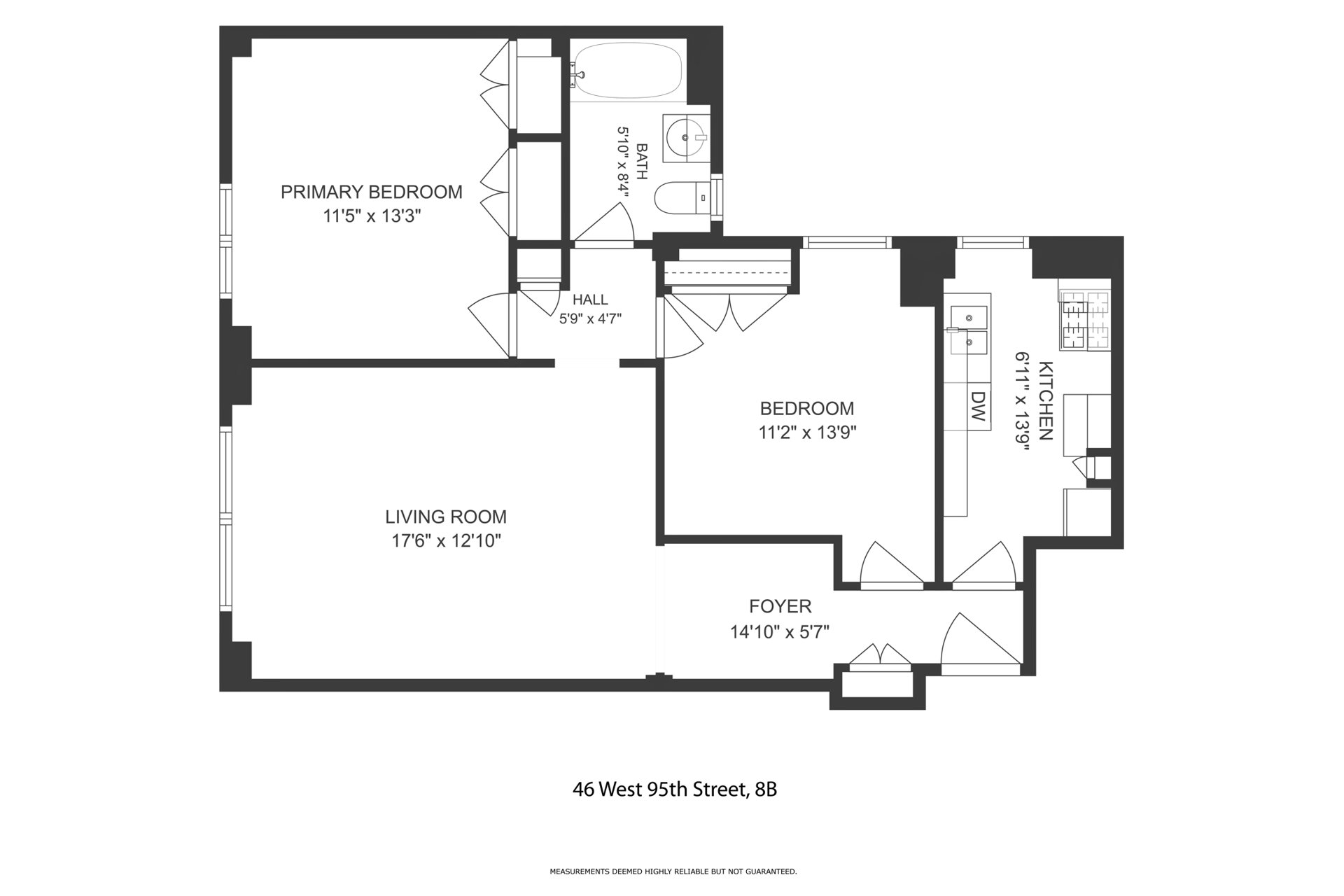 46 West 95th Street 8B Upper West Side New York NY 10025