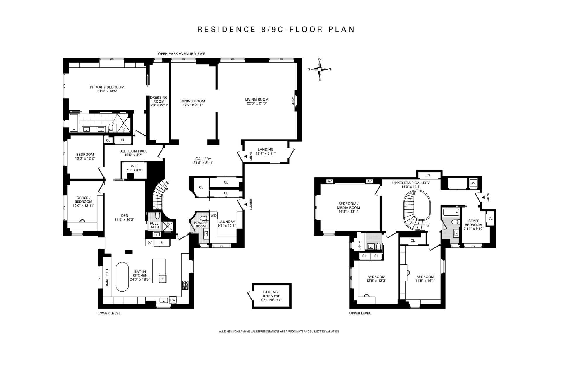 993 Park Avenue 8/9C Upper East Side New York NY 10028