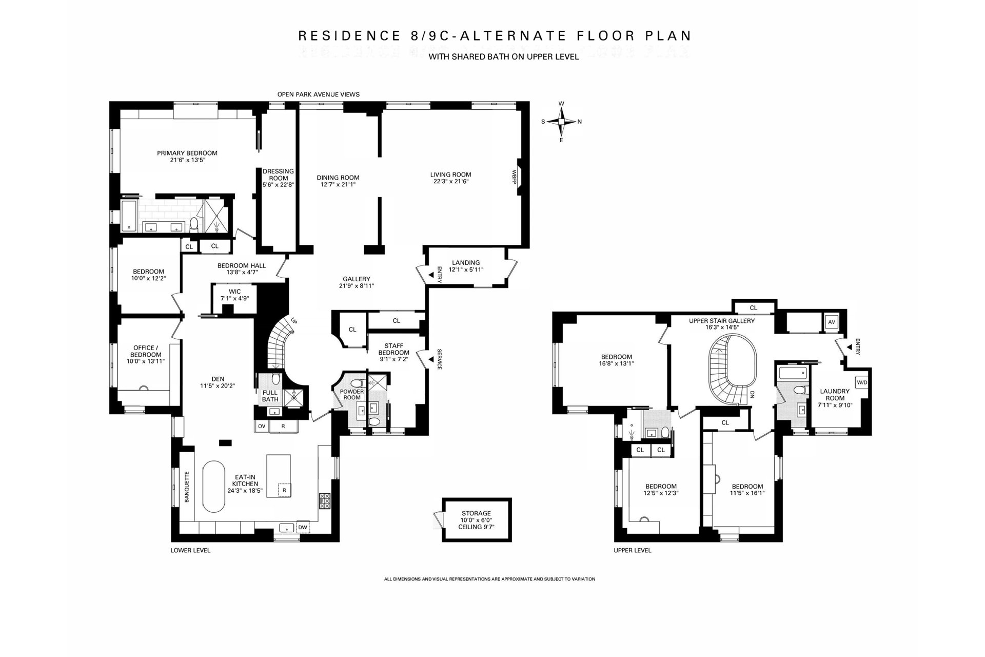993 Park Avenue 8/9C Upper East Side New York NY 10028