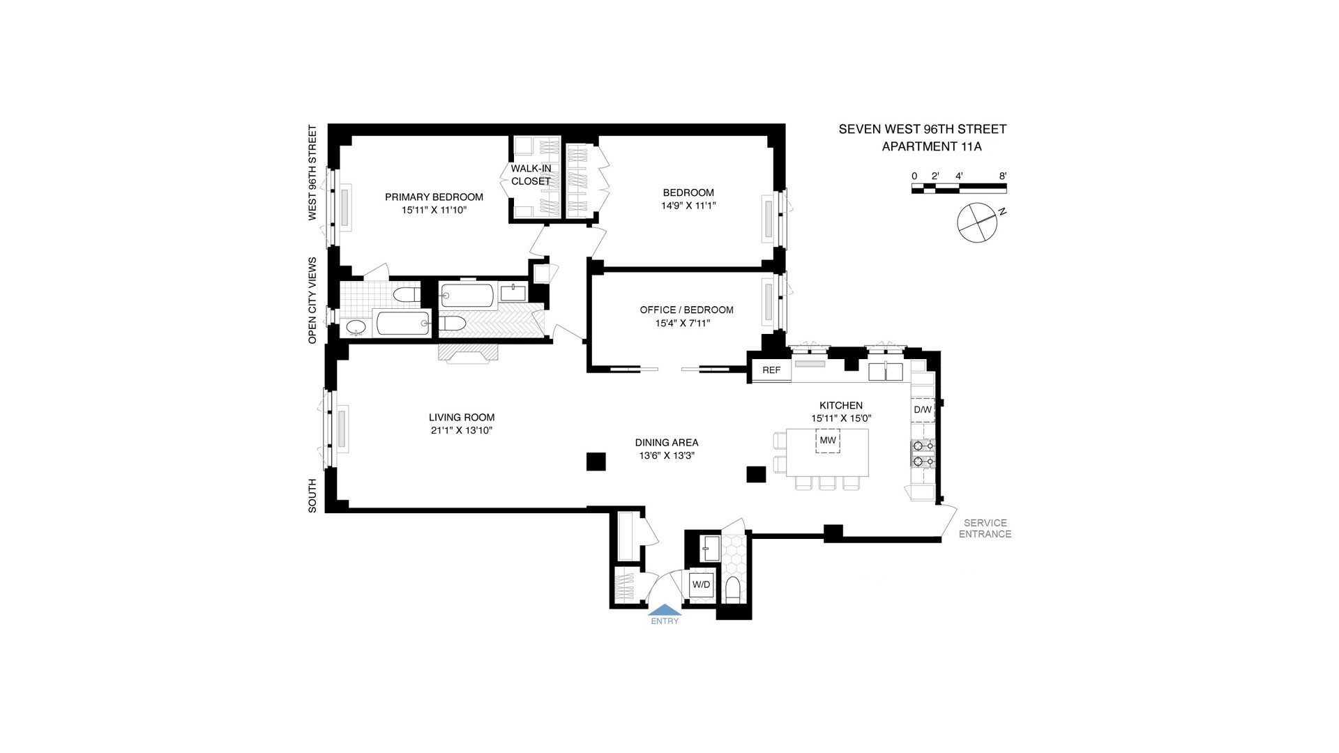 7 West 96th Street 11A Central Park West New York NY 10025