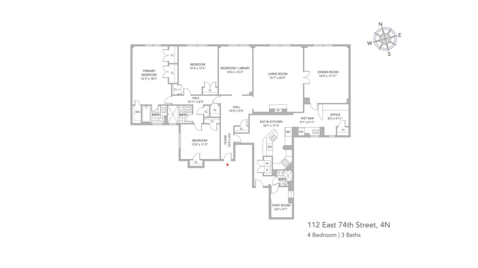 112 East 74th Street 4N Upper East Side New York NY 10021
