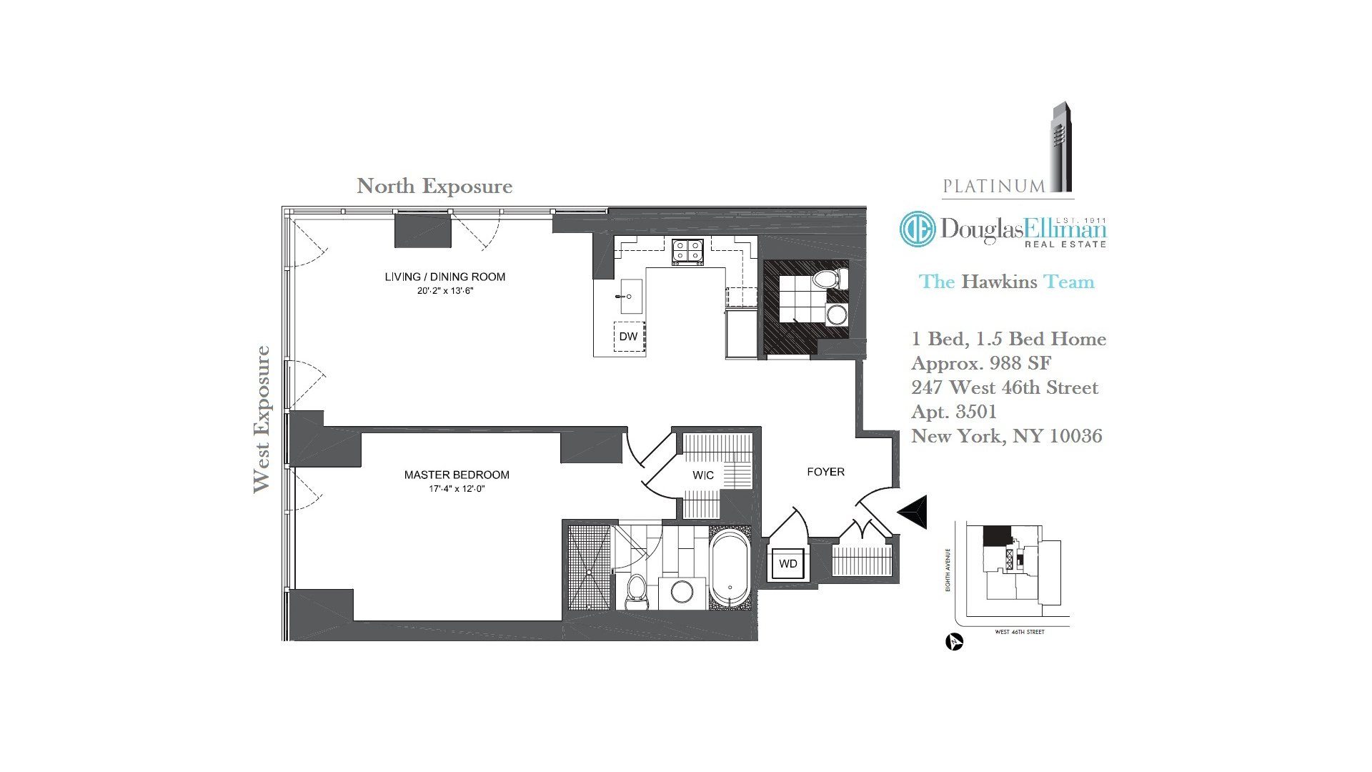 247 West 46th Street 3501 Midtown West New York NY 10036